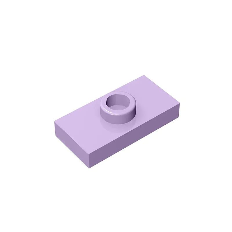 Gobricks PLATTE 1X2 MIT 1 NOBBE | Baustein modifiziert kompatibel mit Lego 15573