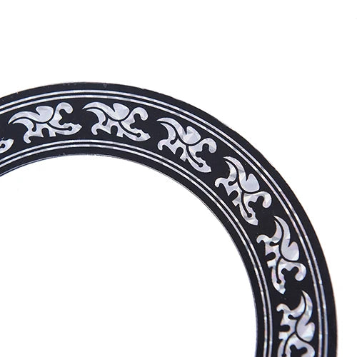 104mm inch Size Hard PVC Guitar Circle Sound Hole Rosette Inlay detail view