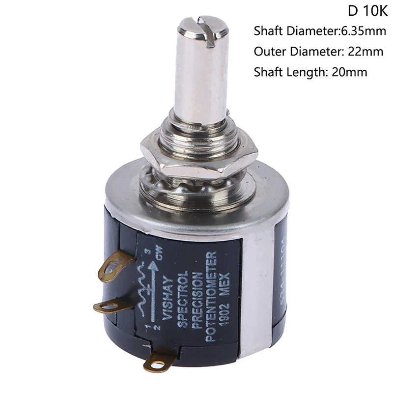 ZLinKJ 534 Series Wire Wound Potentiometer | Precision 2W Multi-Value Resistor detail view