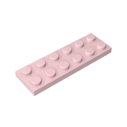 Plate 2 x 6 Building Block | Compatible Building Brick for DIY Creations alternate view