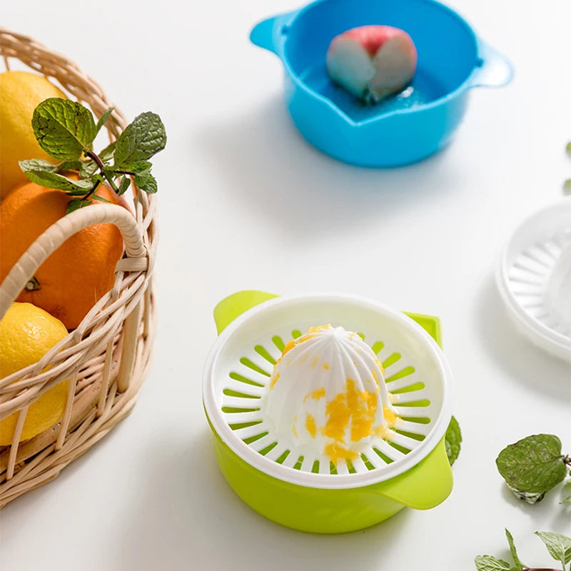 Portable Manual Citrus Juicer | Compact Kitchen Fruit Press additional angle