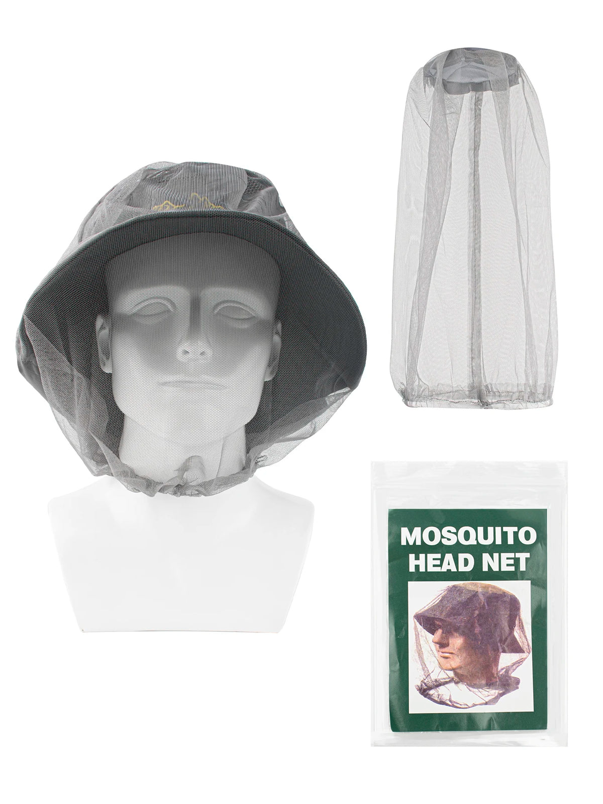 Breathable Anti Mosquito Fishing Cap | Mesh Outdoor Hat for Men and Women additional angle