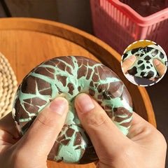 Simulation Crispy Chocolate Shell Decompression Ball | Slow Rebound Anxiety Relief To alternate view