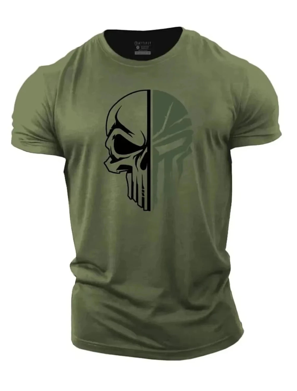 Retro American Flag T-Shirt | Casual Short Sleeve Pullover for Men alternate view