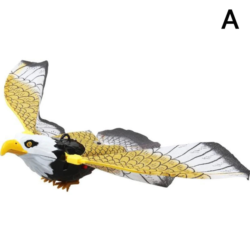 Luminous Hanging Eagle Bird Repellent with Music | Eco-Friendly Flying Bird Scarer for G detail view