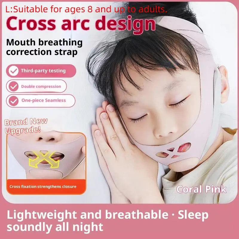 Mouth Breathing Correction Belt | Anti Snoring Chin Strap for Kids and Adults lifestyle view