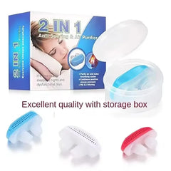 Anti Snoring Nasal Dilators | Silicone Nose Clip for Quiet Sleep alternate view