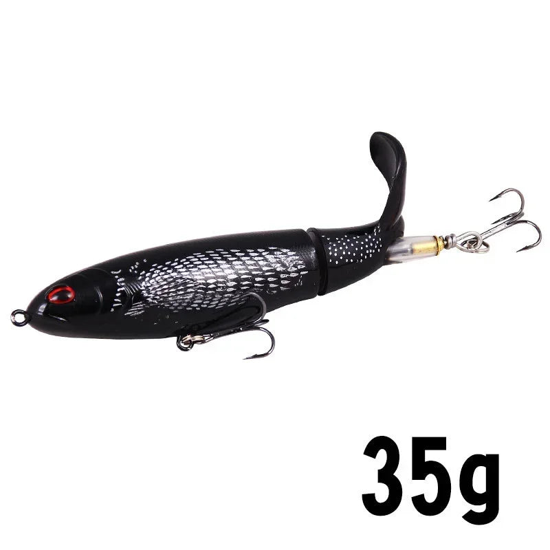 1 Pcs 10cm/14cm Topwater Fishing Lure Whopper Popper Artificial Bait Hard Plopper Sof lifestyle view