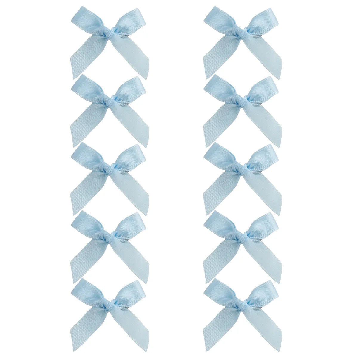 10pcs 4cm Cute Ribbon Bow Hair Clips Girls Korean Style Bowknot Mini Clip Hairpin Bar alternate view
