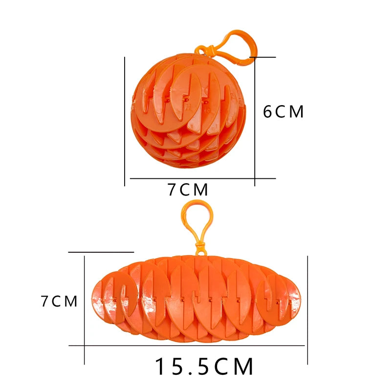 New 3D Creative Decompression Elastic Mesh Toys Solid Printed Radish Decompression Hea close-up view