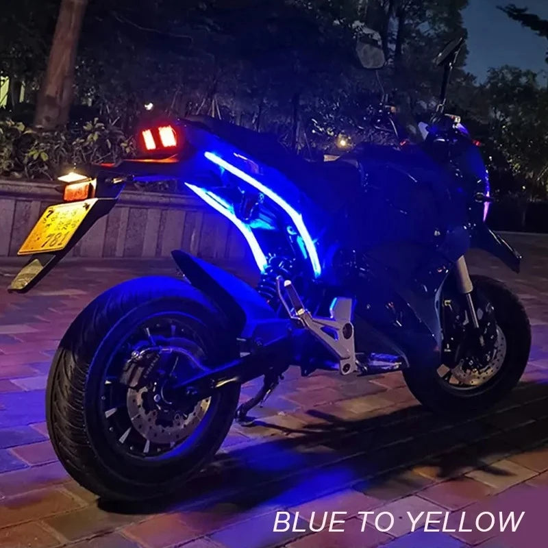 2pcs 12V Motorcycle LED Turn Signal Lights | DRL Daytime Running Lights Tail Light St lifestyle view