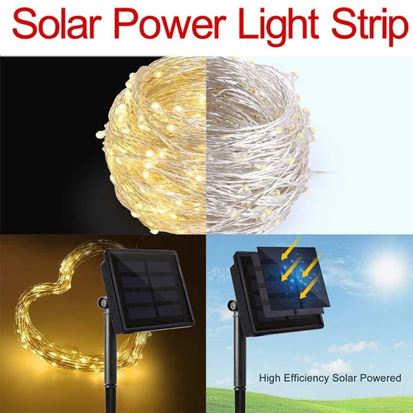Outdoor Garden Fairy String Light Led Twinkle Waterproof Lamp for Christmas Patio & more detail view