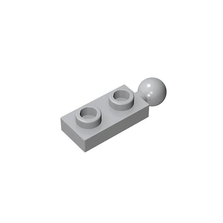 Gobricks GDS-852 Plate Modified 1 x 2 with Tow Ball on End | Building Block for DIY additional angle