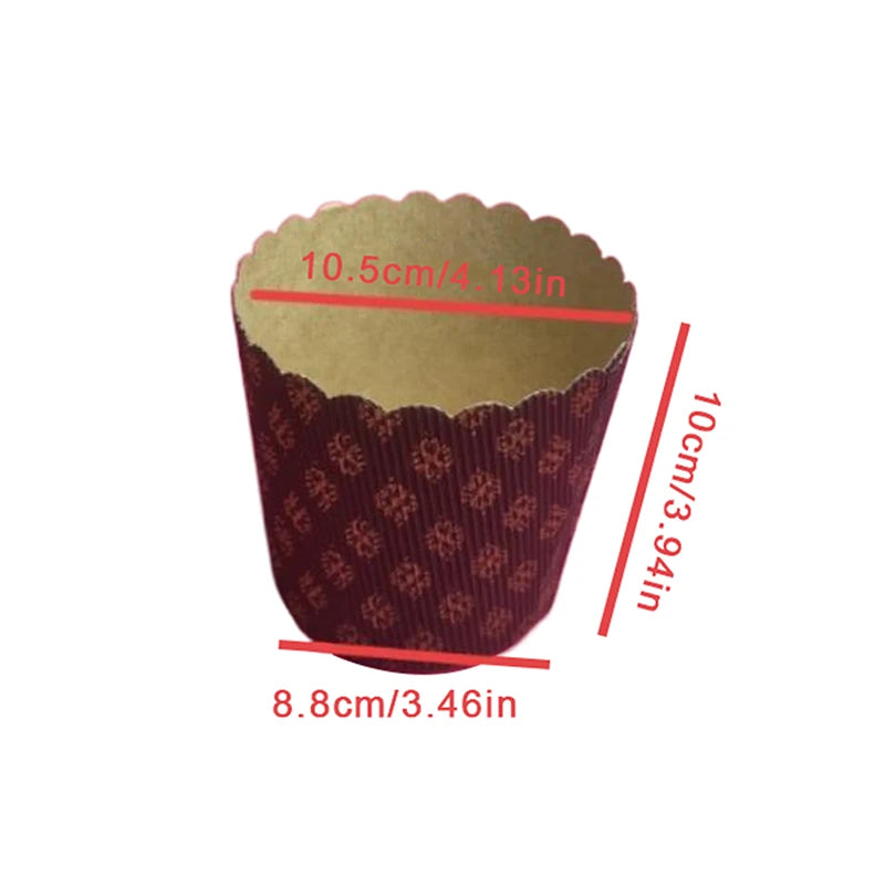 5Pcs Paper Tray Dove Mold Pastry Bread Cake Carton Packaging Cake Decoration Christmas H detail view