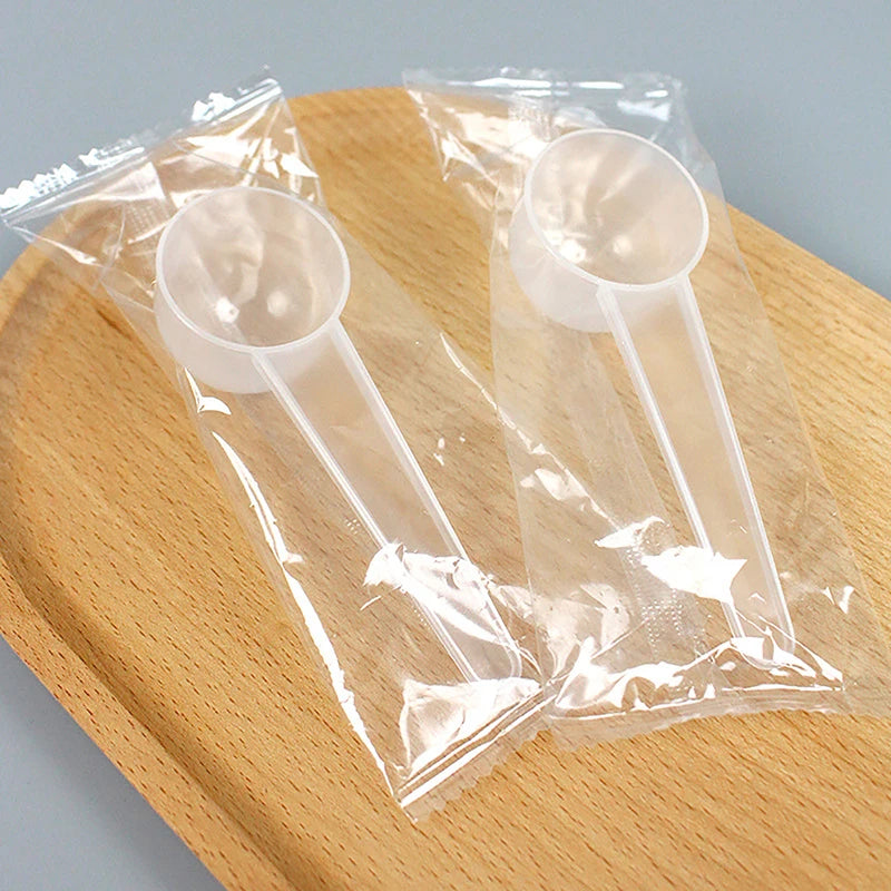 Multifunction Measuring Spoon Set | 4 Pieces Plastic Kitchen Scoops for Coffee and Bak close-up view
