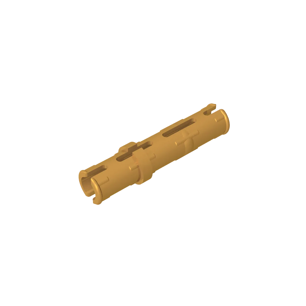 Gobricks GDS-888 Technical Pin 3L with Friction Ridges | Compatible with Lego 6558 detail view