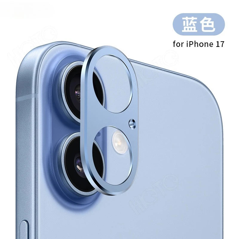 Aluminum Metal Rear Camera Lens Protectors for iPhone 17 Pro Max Air 17Pro 17Air 17ProMax Hollow Lens Cover Ring Film