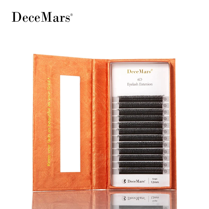 DeceMars 6D-W Shaped Eyelash Extensions | Salon-Grade Volume Lashes lifestyle view