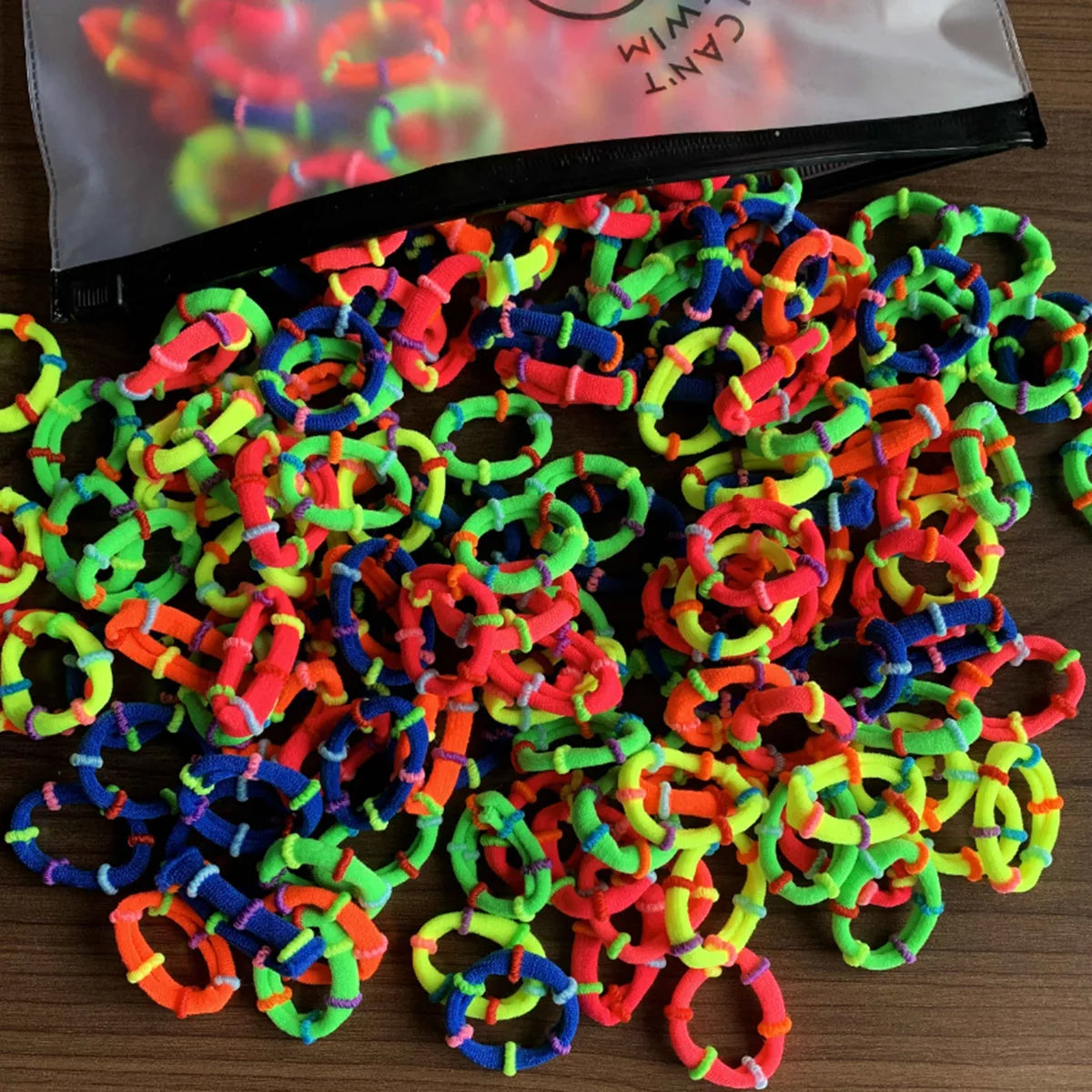Ties Rubber Band Kids Elastic Hair Leagues Girl Hair for Children close-up view