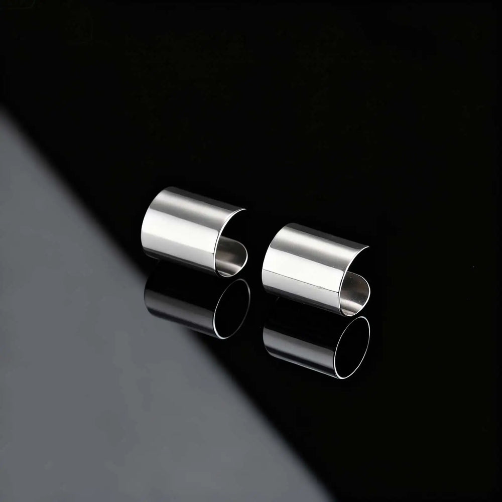Trendy Simple Long Tube U-shaped Stainless Steel Ear Bone Clip For Men, Geometric Non lifestyle view