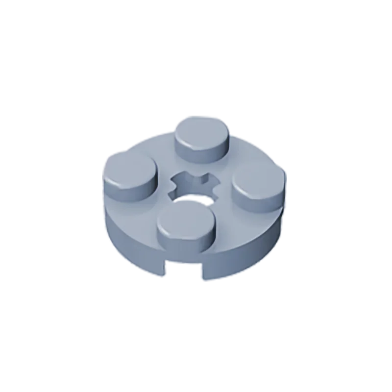 Gobricks GDS-609 PLATE 2X2 ROUND | Compatible Building Blocks for DIY Educational M additional angle
