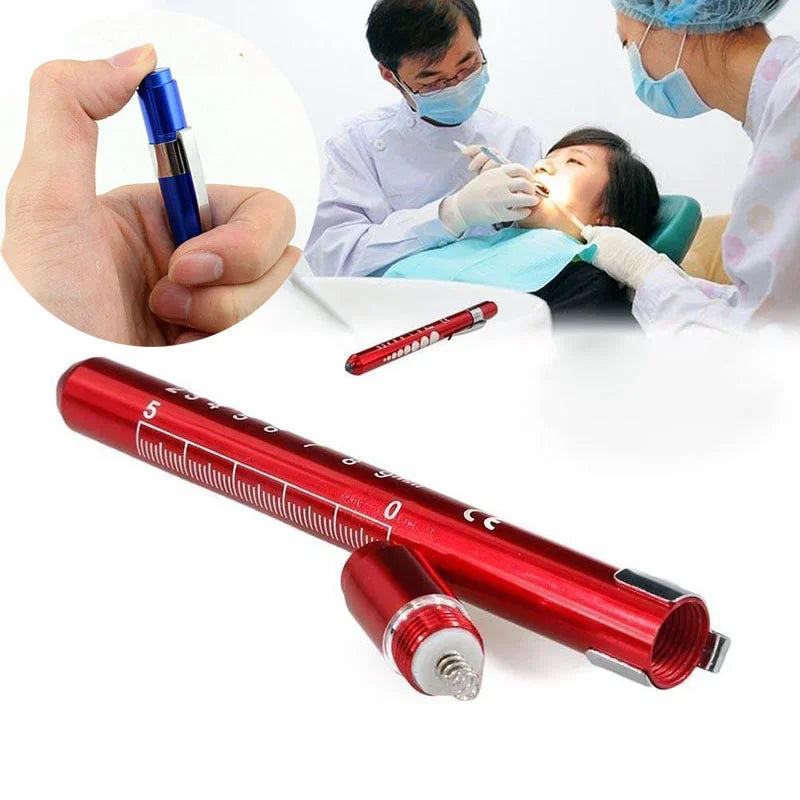 2Pcs Medical Pen Light Flashlight | LED Diagnostic Torch with Pupil Gauge for Doctors lifestyle view