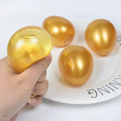 Simulated Egg Golden Egg Trick Young Peop Educational Toy Funny DecompressionVent Egg Squeeze Ball G