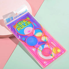 Creative Geometry Spirograph Drawing Stencils Set Painting Template Art Crafts Kids Ed close-up view