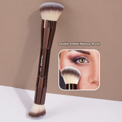 MAANGE Double Ended Foundation Brush | Contour and Blush Makeup Brush alternate view