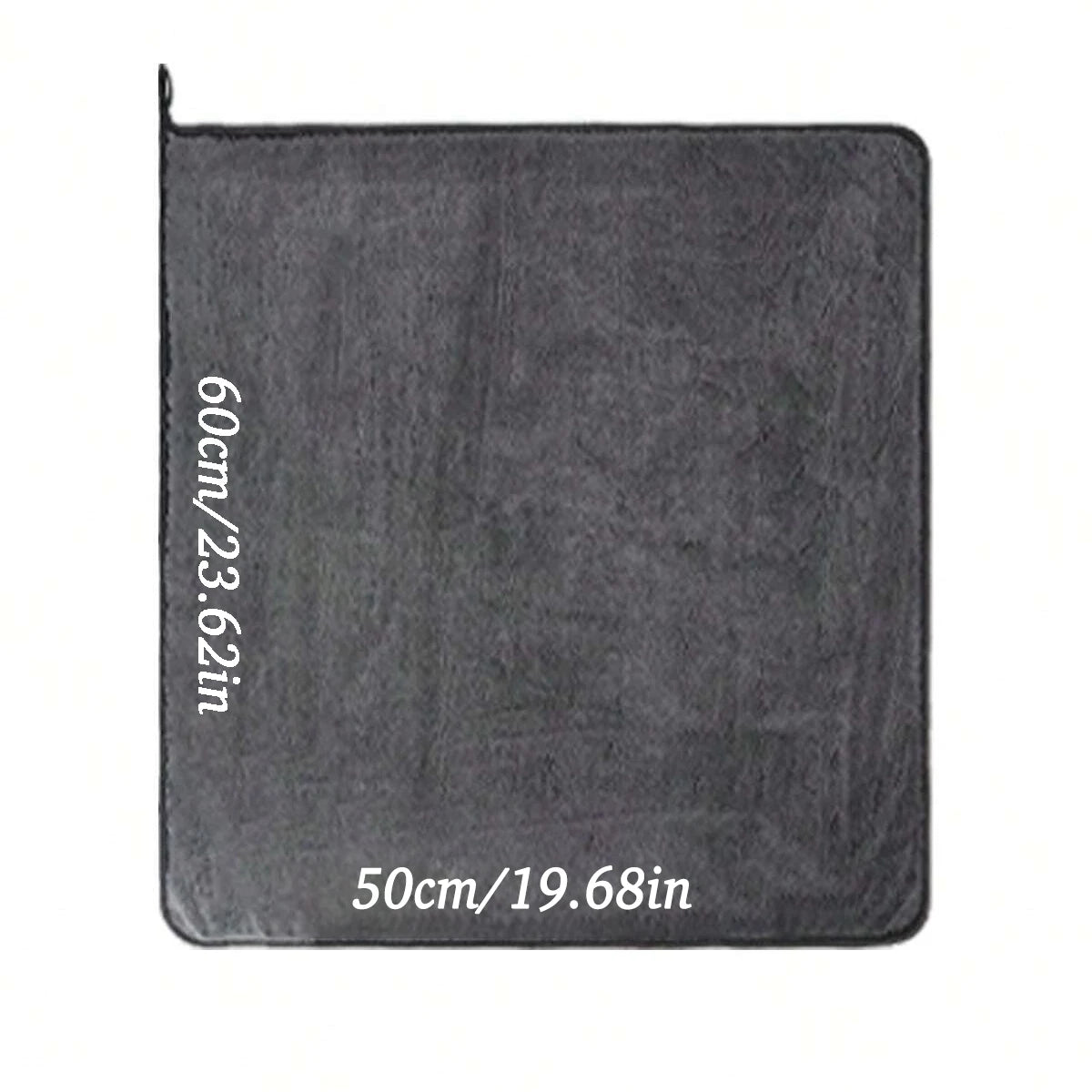 Dark Gray Car Microfiber Towel 60 x 90 cm
