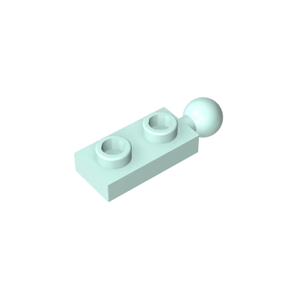 Gobricks GDS-852 Plate Modified 1 x 2 with Tow Ball on End | Building Block for DIY Crea detail view