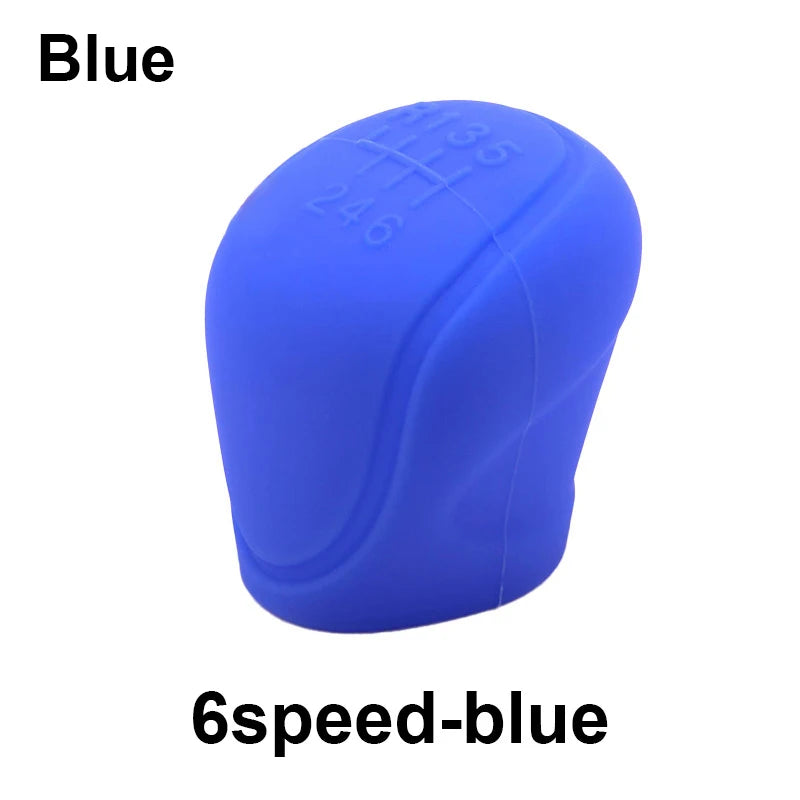 1PC Manual 5/6-speed Car Interior Accessories Car Silicone Gear Shift Knob Cover Shif lifestyle view