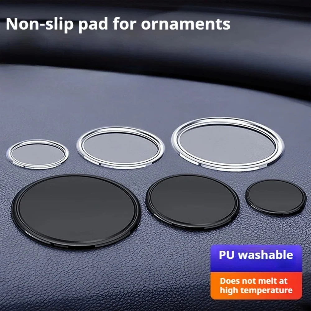 3 Pcs Car Dashboard Non-Slip Silicone Gel Mats detail view