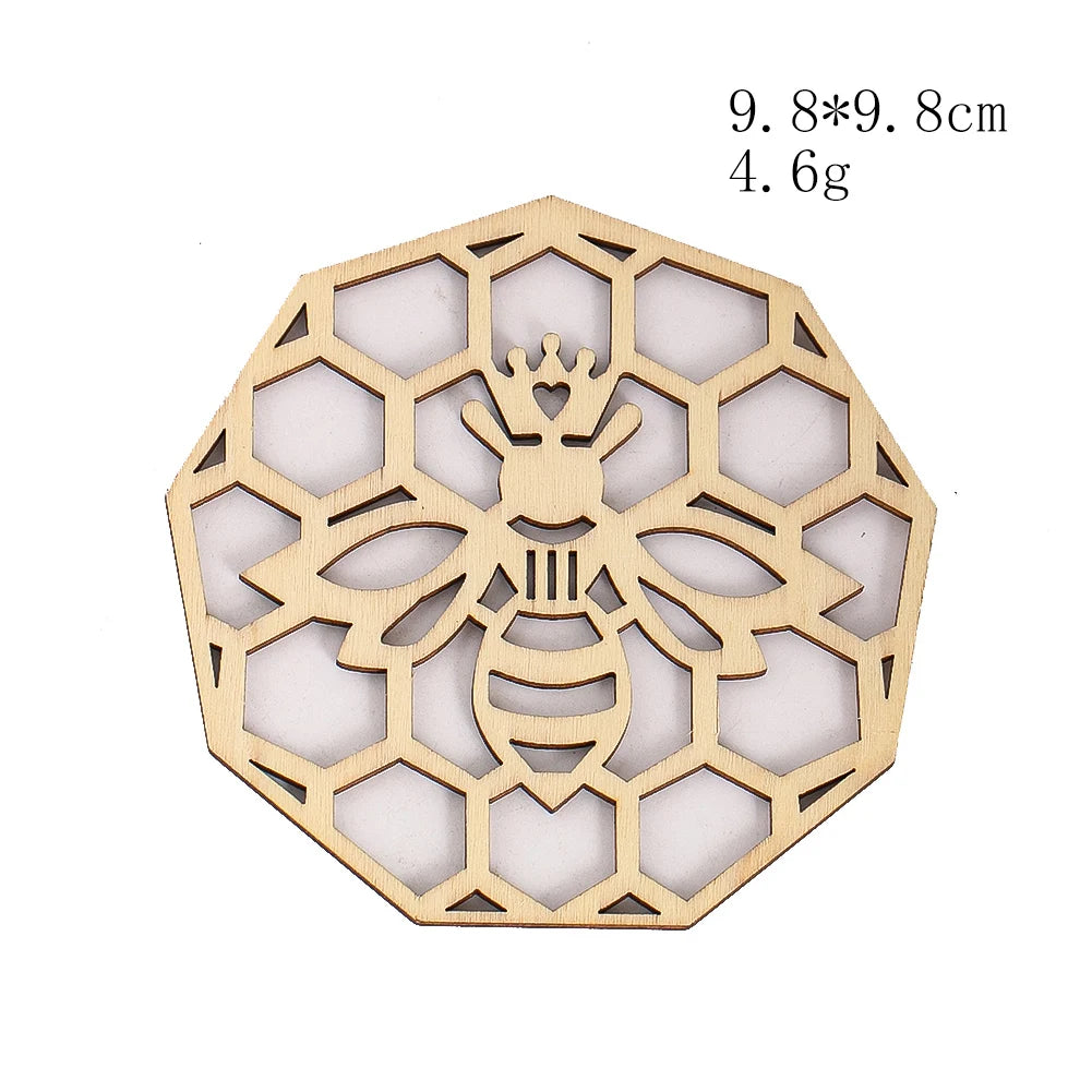 Wooden Sacred Geometry Wall Hanging | Rustic Yoga Meditation Decor lifestyle view