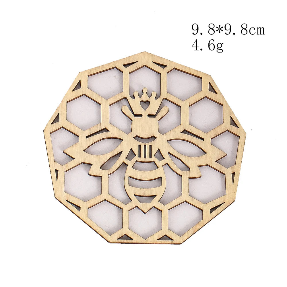 Wooden Sacred Geometry Wall Hanging | Rustic Yoga Meditation Decor lifestyle view