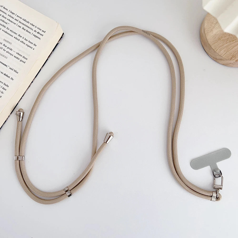 Universal Adjustable Phone Lanyard Strap Mobile Phone Hanging Rope Neck Straps Anti-l lifestyle view