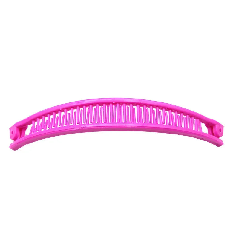Solid Color Ponytail Hoder Hair Clamp Banana Hair Clips Women Hair Claw Barrettes Hairpins Fashion Styling  Accessories for Girl