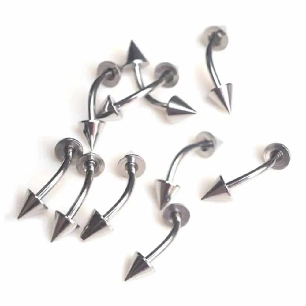 90/45 Pcs Mixed Styles Stainless Steel Eyebrow Navel Belly Lip Tongue Nose Piercing B alternate view