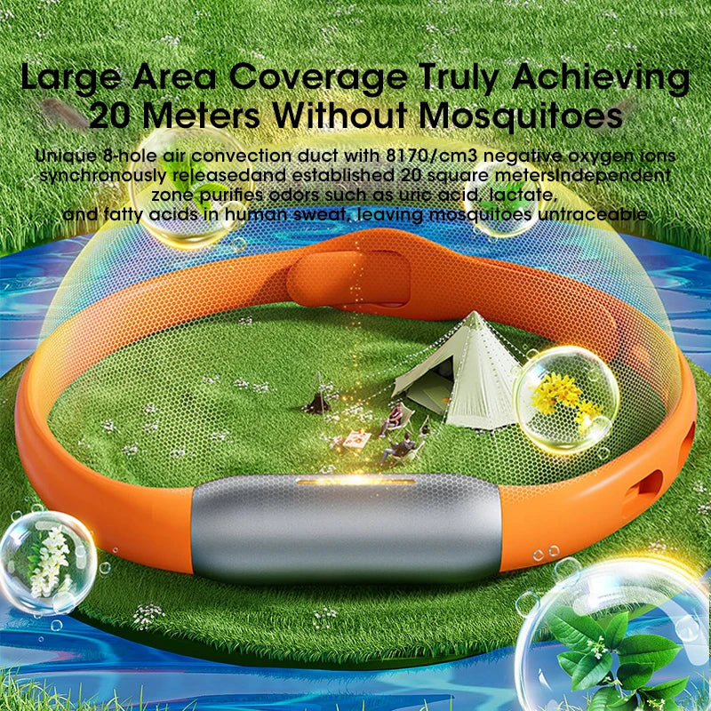 Natural Plant Mosquito Repellent Bracelet | Non-Toxic Outdoor Protection for Kids and Ad detail view