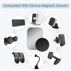 5/10pcs Magnetic Metal Plate Disk Car Phone Holder Stickers Magnetic Patch Sticker fo alternate view