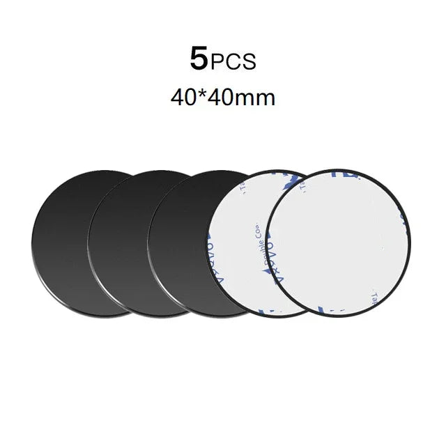 1/3/5Pcs Magnetic Metal Plate For Car Phone Holder Universal Iron Sheet Disk Sticker alternate view
