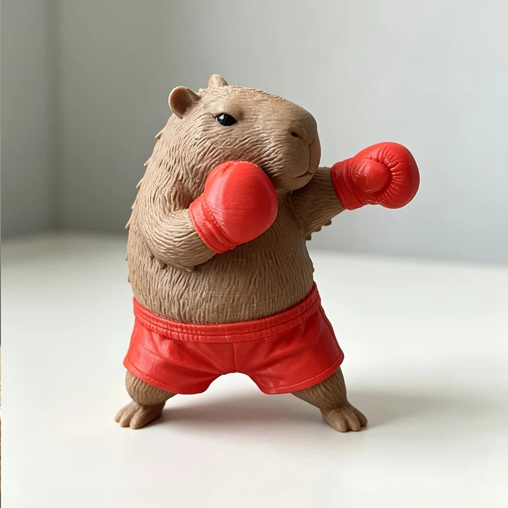 Cute Capybara Ornament | Desktop Decor close-up view