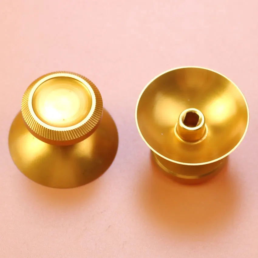 JCD 2PCS Colorful Aluminum Metal 3D Analog Thumbsticks Mushroom Joystick Cap For Xbox 36 detail view