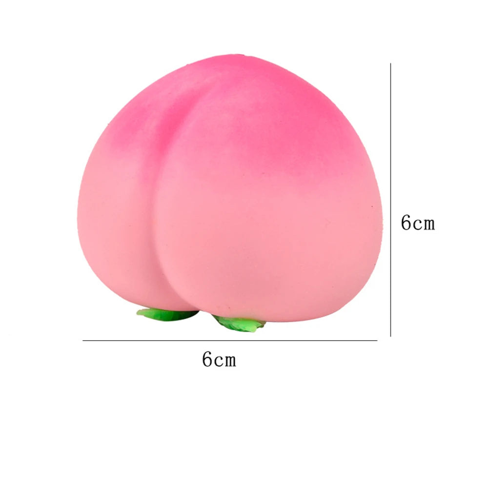 Soft Strawberry Fruit Squishy Toy – Slow Rising Stress Relief for Kids & Adults, Squeeze detail view