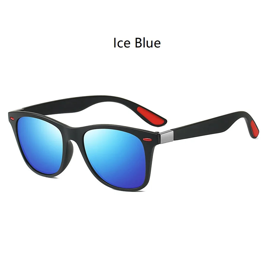 Square Unisex Driving Fishing Sunglasses Men Women Brand Designer Sun Glasses Anti- additional angle