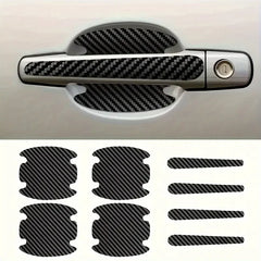 8PCS Door Bowl Protective Sticker, Scratch-Proof Car Door Film