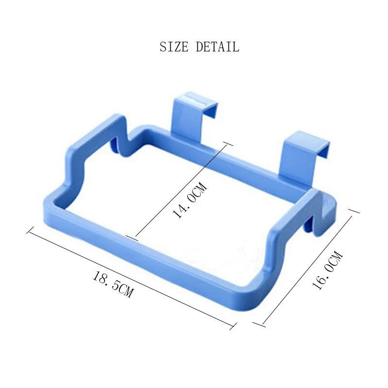 Hanging Trash Bag Rack Garbage Bag Rack Rubbish Bag Storage Rack Holder Portable Ca additional angle