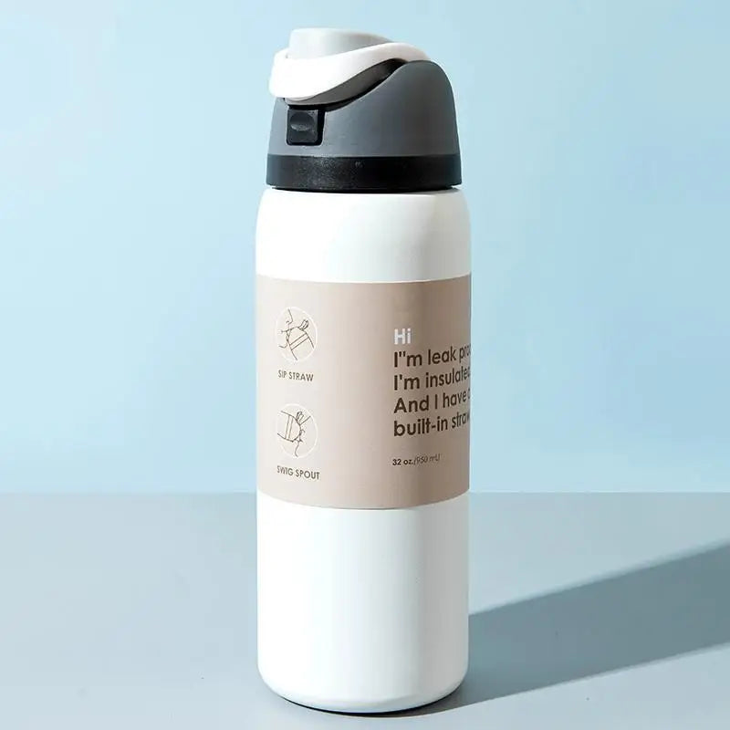 Vacuum Flasks & Thermoses Water Bottle Drinkware Thermo Tumbler Stainless Steel Thermal detail view