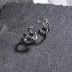 New In Vintage Copper Snake U-Shaped Ear Clip Earrings Ear No Piercing Earrings Women Me detail view