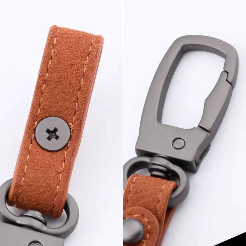Handmade Genuine Leather Keychain | Car Key Holder and Organizer lifestyle view